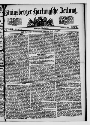Königsberger Hartungsche Zeitung vom 10.05.1876