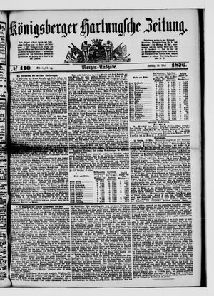 Königsberger Hartungsche Zeitung vom 12.05.1876