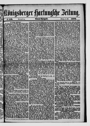 Königsberger Hartungsche Zeitung on May 15, 1876