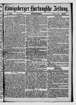 Königsberger Hartungsche Zeitung vom 16.05.1876