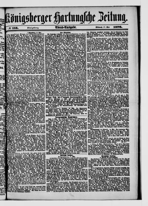 Königsberger Hartungsche Zeitung vom 17.05.1876