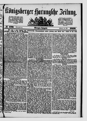 Königsberger Hartungsche Zeitung vom 24.05.1876
