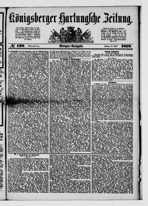 Königsberger Hartungsche Zeitung vom 16.06.1876