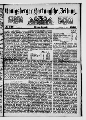 Königsberger Hartungsche Zeitung vom 17.06.1876