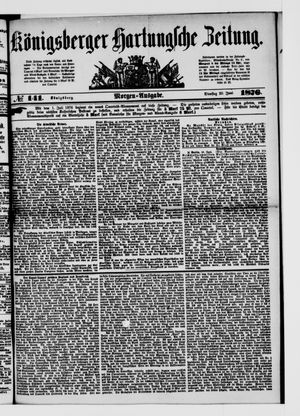 Königsberger Hartungsche Zeitung vom 20.06.1876