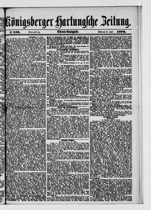 Königsberger Hartungsche Zeitung on Jun 21, 1876