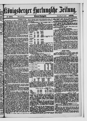 Königsberger Hartungsche Zeitung vom 22.06.1876