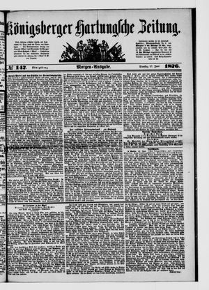 Königsberger Hartungsche Zeitung vom 27.06.1876