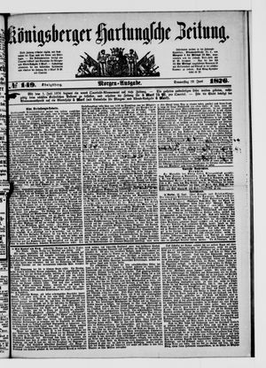 Königsberger Hartungsche Zeitung on Jun 29, 1876