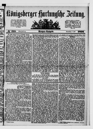 Königsberger Hartungsche Zeitung vom 06.07.1876