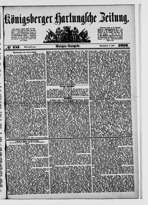 Königsberger Hartungsche Zeitung vom 08.07.1876