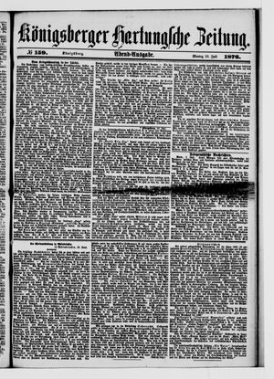 Königsberger Hartungsche Zeitung vom 10.07.1876