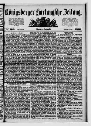 Königsberger Hartungsche Zeitung vom 12.07.1876