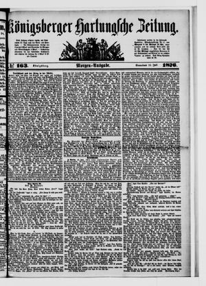 Königsberger Hartungsche Zeitung on Jul 15, 1876
