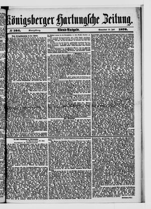 Königsberger Hartungsche Zeitung vom 15.07.1876