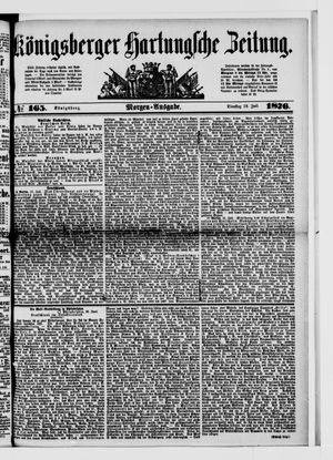 Königsberger Hartungsche Zeitung on Jul 18, 1876