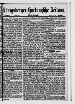 Königsberger Hartungsche Zeitung on Jul 19, 1876
