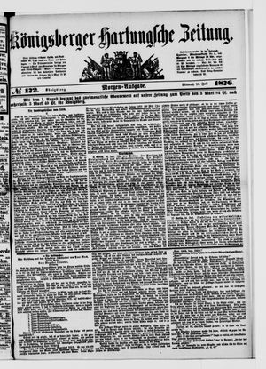 Königsberger Hartungsche Zeitung vom 26.07.1876