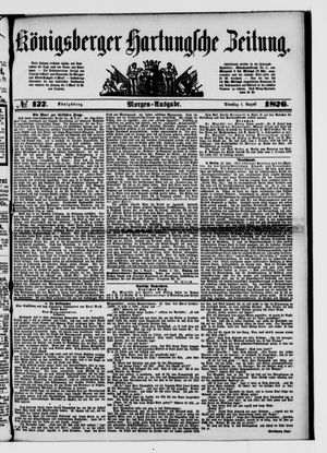 Königsberger Hartungsche Zeitung on Aug 1, 1876