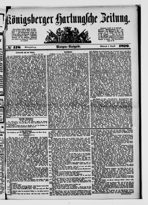 Königsberger Hartungsche Zeitung on Aug 2, 1876