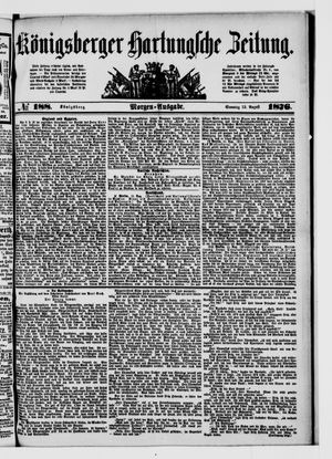 Königsberger Hartungsche Zeitung vom 13.08.1876
