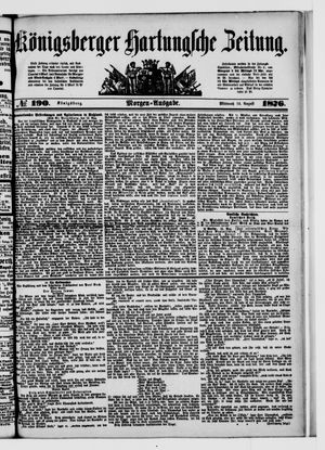 Königsberger Hartungsche Zeitung vom 16.08.1876