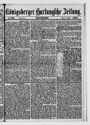 Königsberger Hartungsche Zeitung vom 18.08.1876