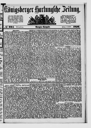 Königsberger Hartungsche Zeitung vom 06.10.1876
