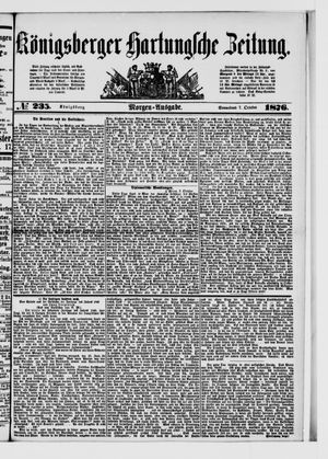 Königsberger Hartungsche Zeitung vom 07.10.1876