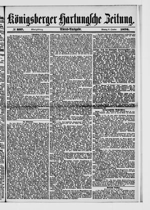 Königsberger Hartungsche Zeitung on Oct 9, 1876