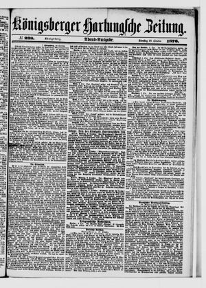Königsberger Hartungsche Zeitung vom 10.10.1876