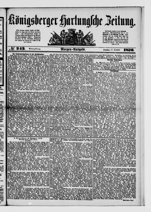 Königsberger Hartungsche Zeitung vom 17.10.1876