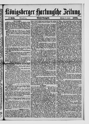 Königsberger Hartungsche Zeitung vom 18.10.1876