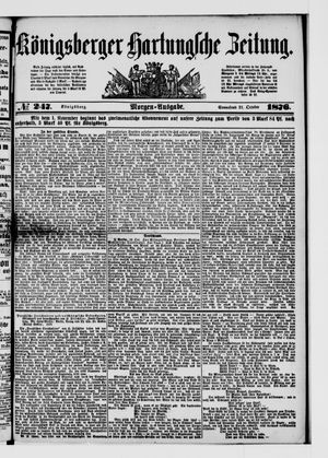 Königsberger Hartungsche Zeitung on Oct 21, 1876