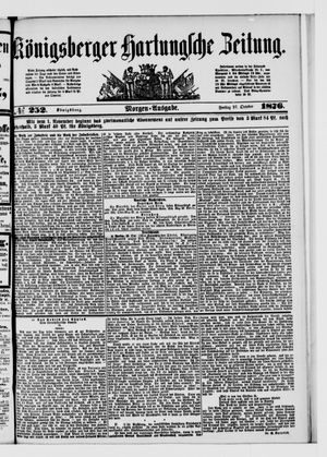 Königsberger Hartungsche Zeitung vom 27.10.1876