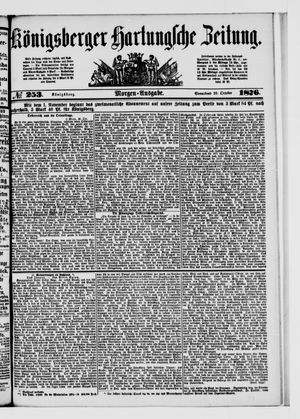 Königsberger Hartungsche Zeitung vom 28.10.1876