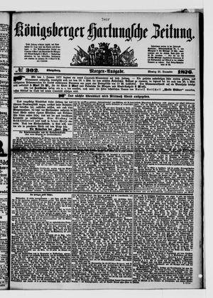 Königsberger Hartungsche Zeitung vom 25.12.1876