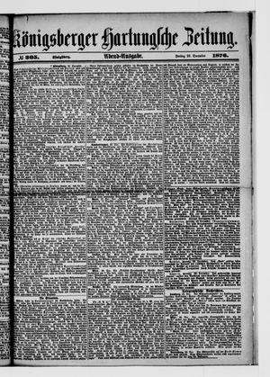 Königsberger Hartungsche Zeitung vom 29.12.1876