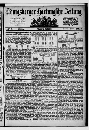 Königsberger Hartungsche Zeitung on Jan 6, 1877