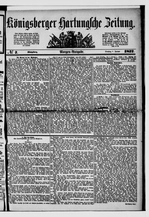 Königsberger Hartungsche Zeitung vom 09.01.1877
