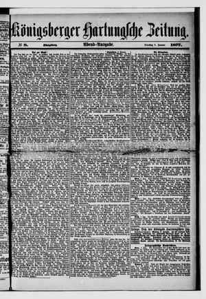 Königsberger Hartungsche Zeitung vom 09.01.1877