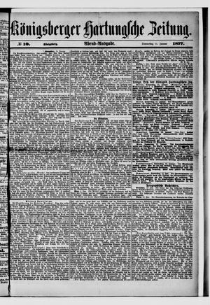 Königsberger Hartungsche Zeitung on Jan 11, 1877