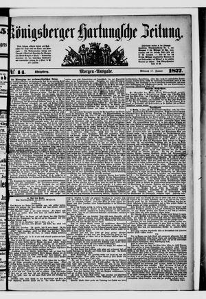Königsberger Hartungsche Zeitung vom 17.01.1877