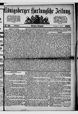 Königsberger Hartungsche Zeitung on Jan 18, 1877