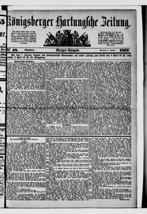 Königsberger Hartungsche Zeitung on Jan 21, 1877
