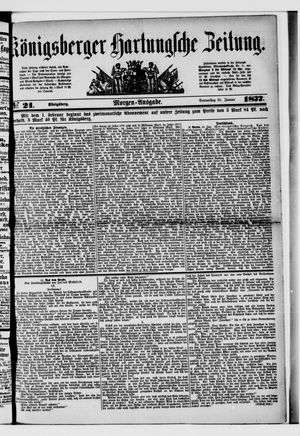 Königsberger Hartungsche Zeitung vom 25.01.1877