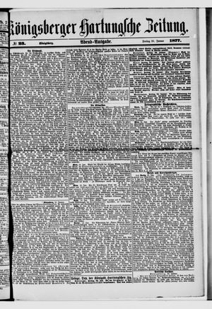 Königsberger Hartungsche Zeitung on Jan 26, 1877