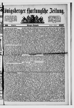 Königsberger Hartungsche Zeitung on Feb 4, 1877
