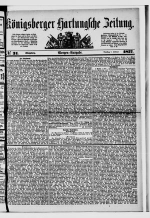 Königsberger Hartungsche Zeitung vom 06.02.1877