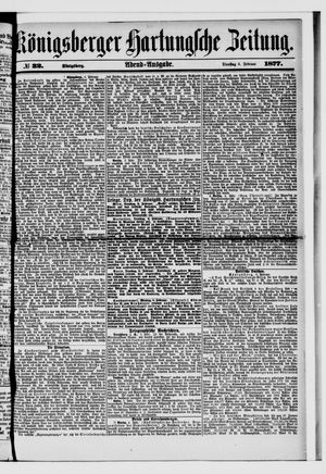 Königsberger Hartungsche Zeitung vom 06.02.1877